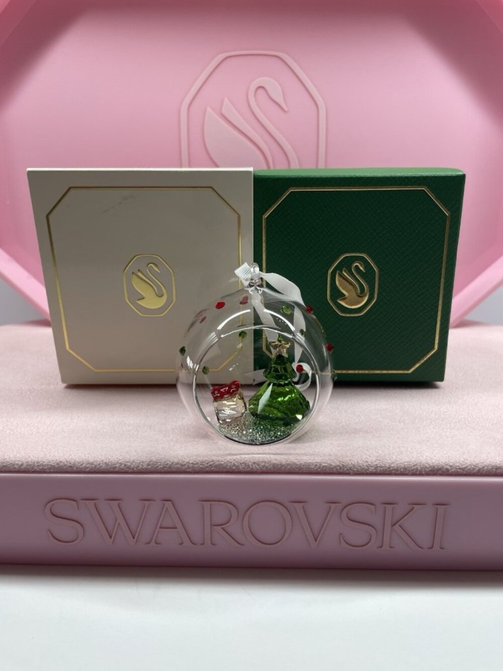 MIB Swarovski Crystal Annual Ball Ornament 2026 Exclusive Christmas Tree Present